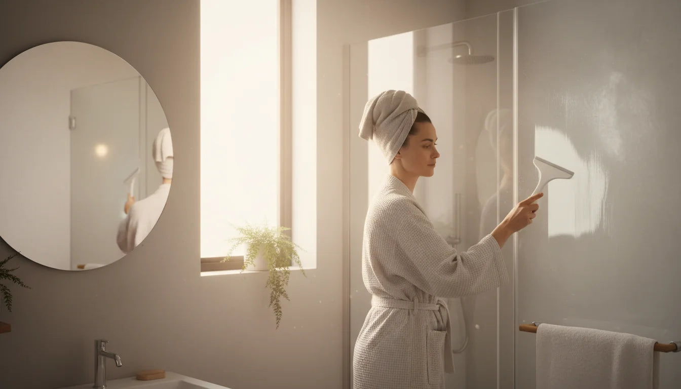 Appartement mal ventilé: réduire l’humidité après la douche - Image de couverture