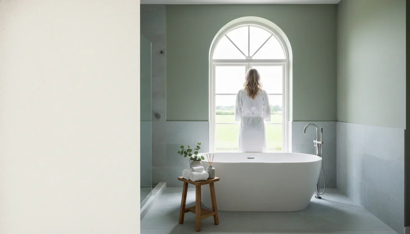 Couleurs salle de bain 2025: palettes apaisantes et trendy - Image de couverture