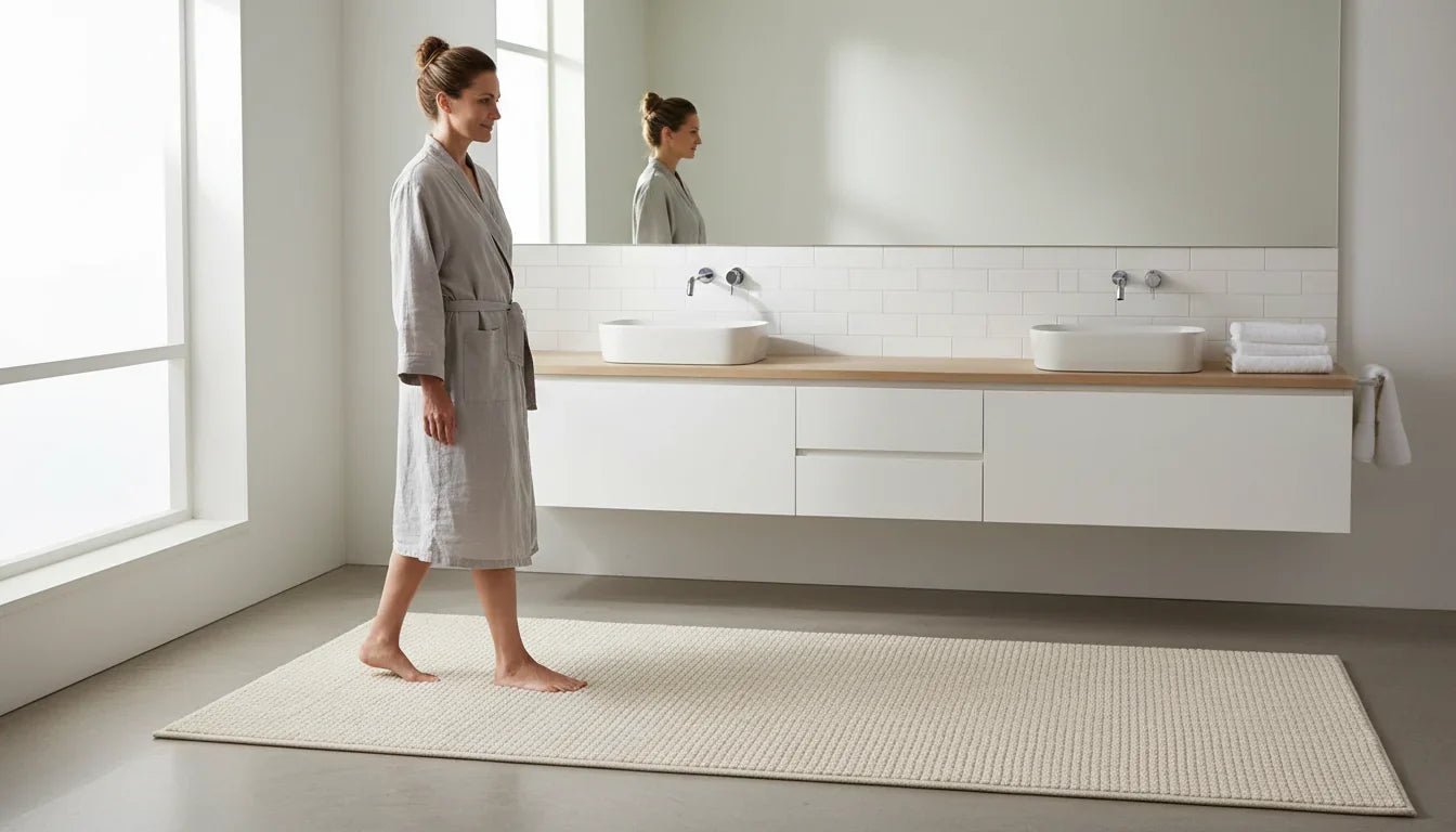 Grand tapis de bain pour doubles vasques: sélection pratique - Image de couverture