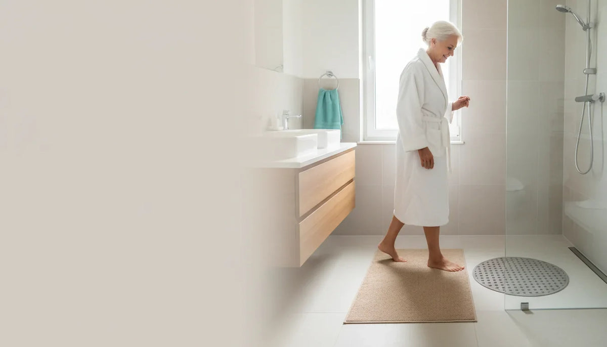 Meilleurs tapis de bain antidérapants pour seniors - Image de couverture