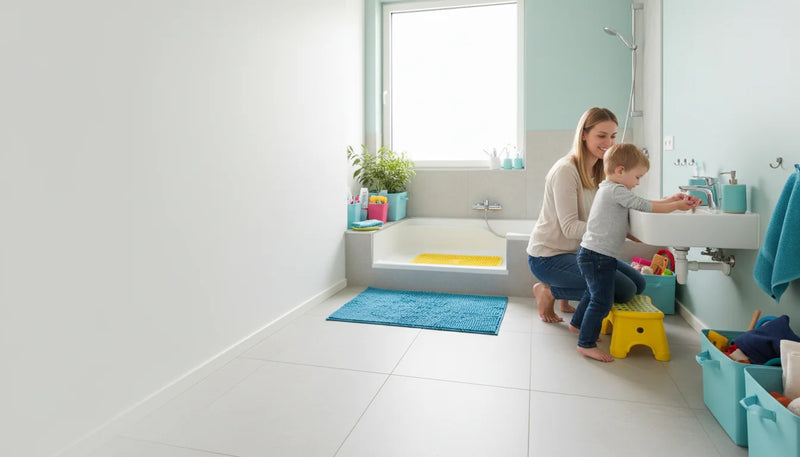 Salle de bain kids friendly: aménagement et sécurité - Image de couverture