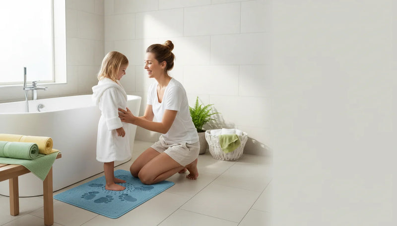 Tapis de douche sécurisés pour enfants: nos choix 2025 - Image de couverture