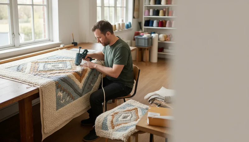 Tissage tufté: principe, avantages et finitions - Image de couverture