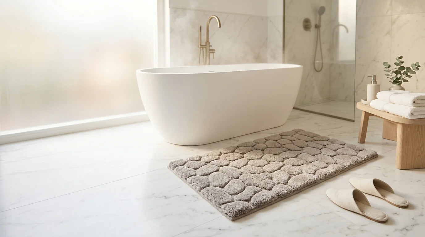 Banner Tapis de bain galet