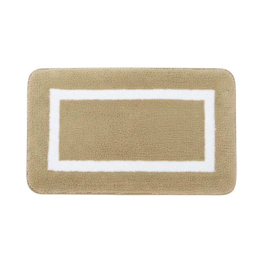 Grand Tapis Absorbant pour Salle de Bain Beige Sable
