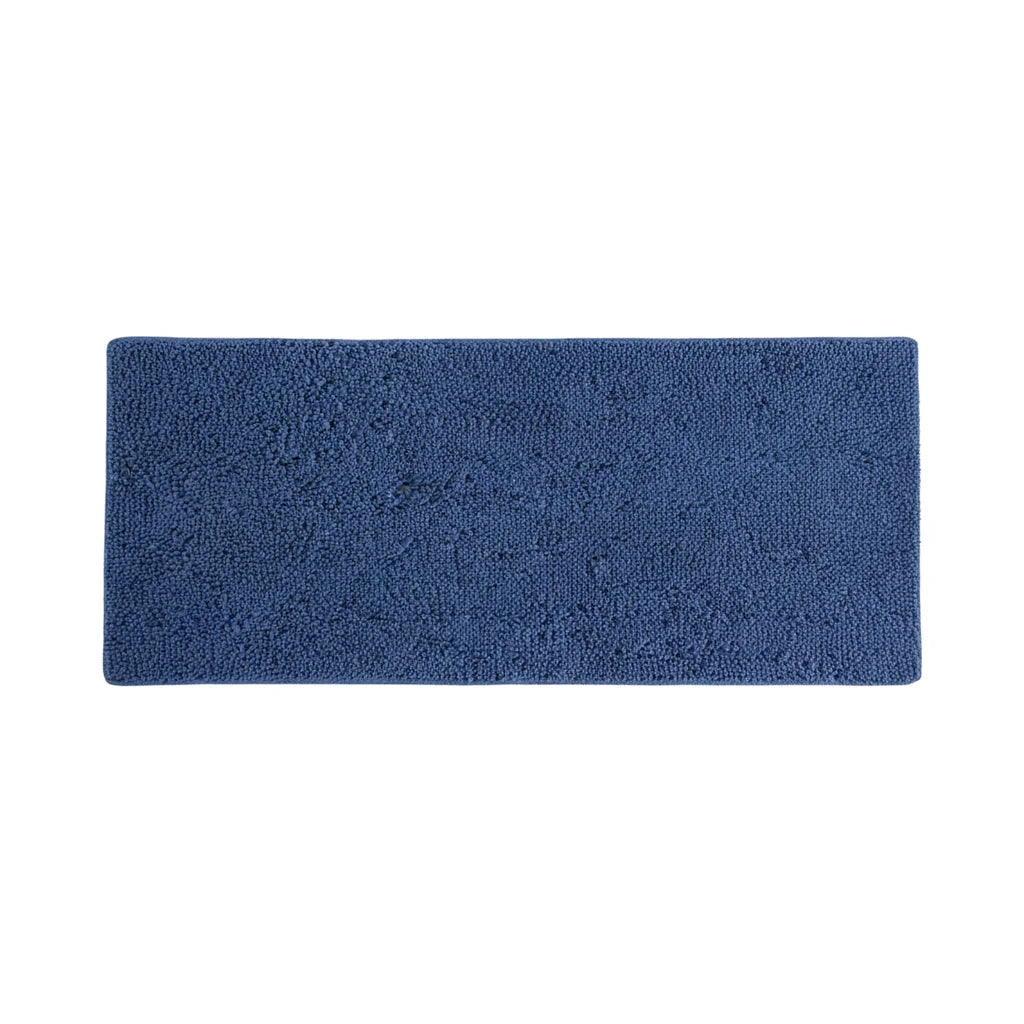 Grand Tapis de Bain Bleu Marine 60x180cm