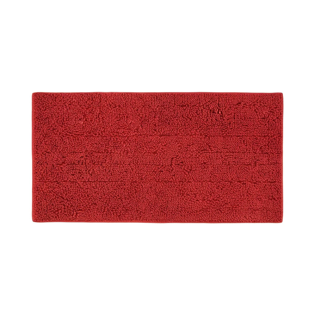Grand Tapis de Bain Rouge 60x180cm