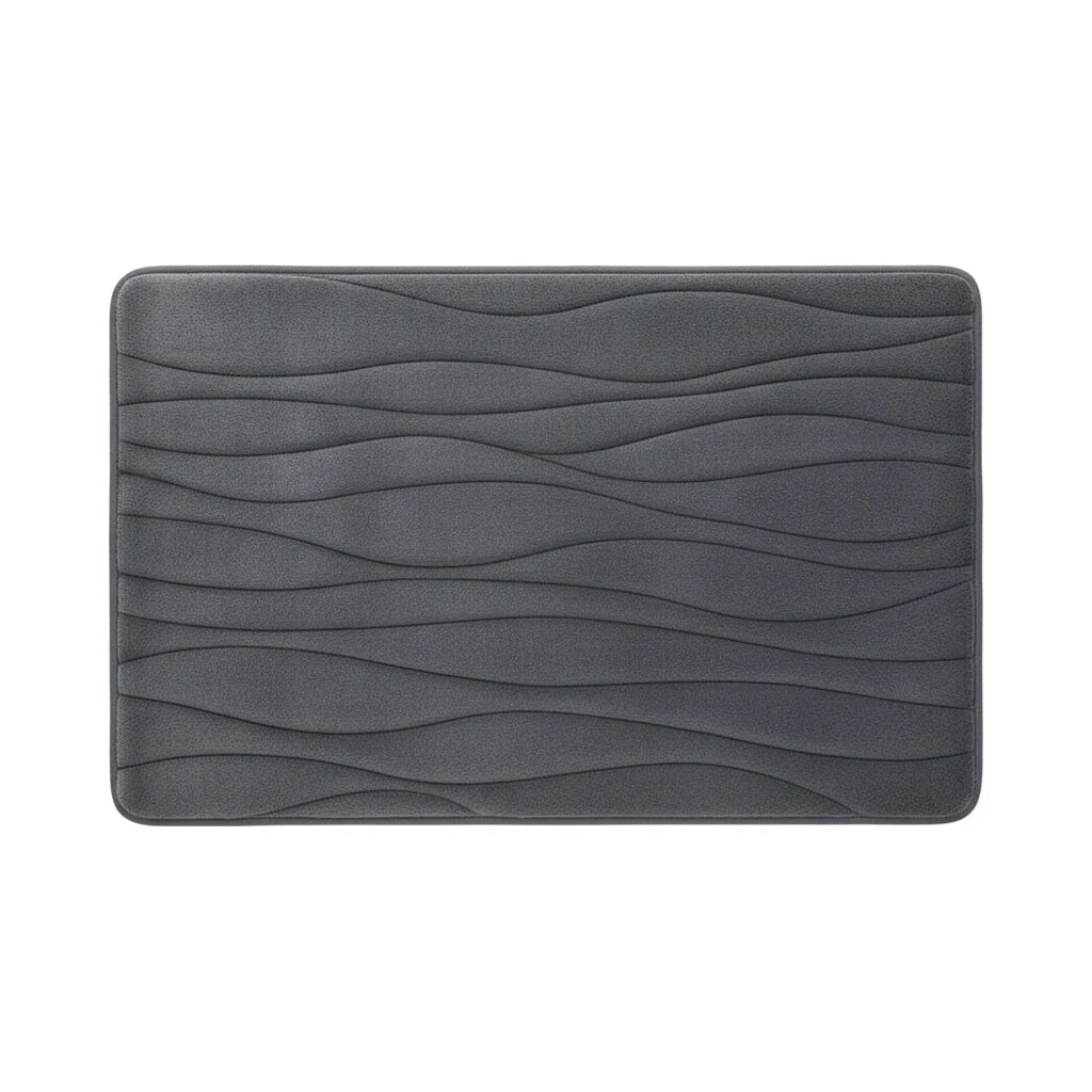 Petit Tapis De Bain Gris Anthracite