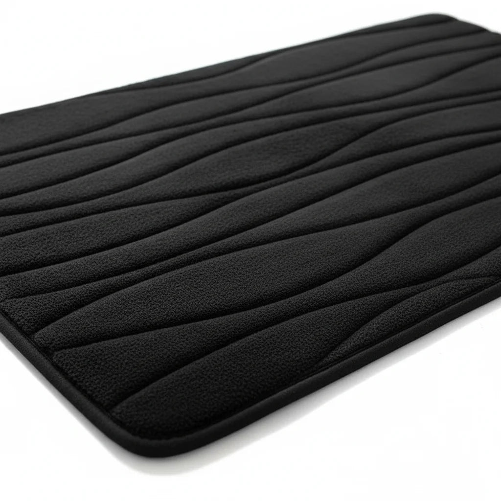 Petit Tapis De Bain Noir Profond