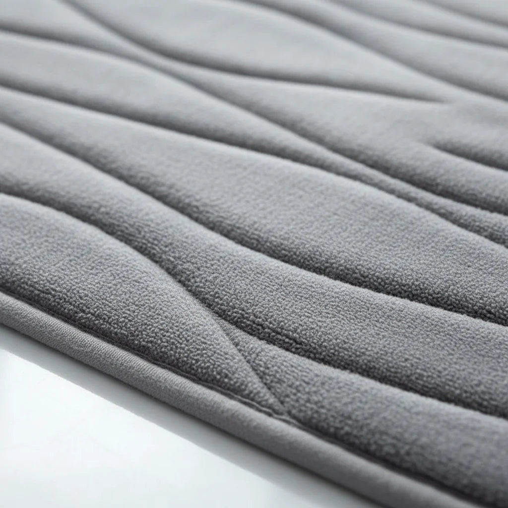 Petit Tapis De Bain Gris Perle