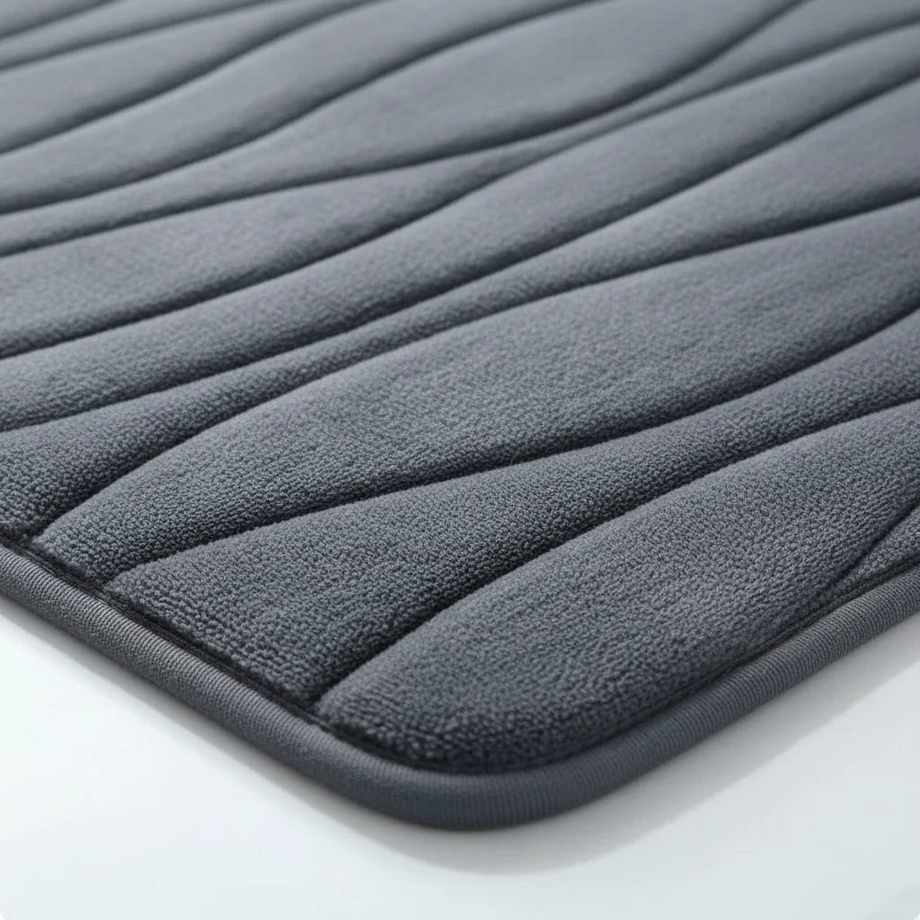 Petit Tapis De Bain Gris Anthracite
