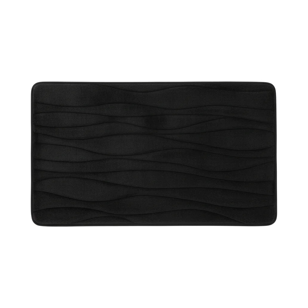 Petit Tapis De Bain Noir Profond