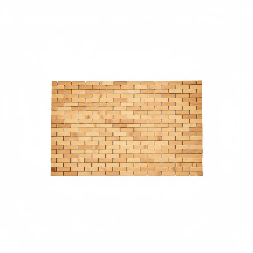 Petit Tapis En Bambou Salle De Bain