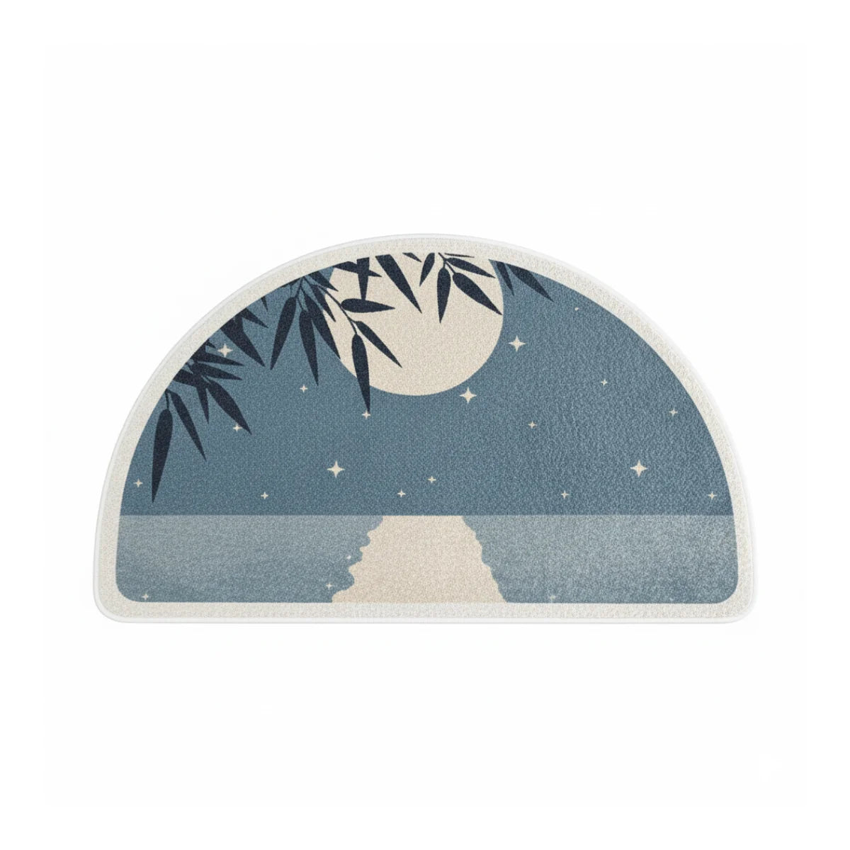 Petit Tapis Salle De Bain Demi Lune 40x60cm