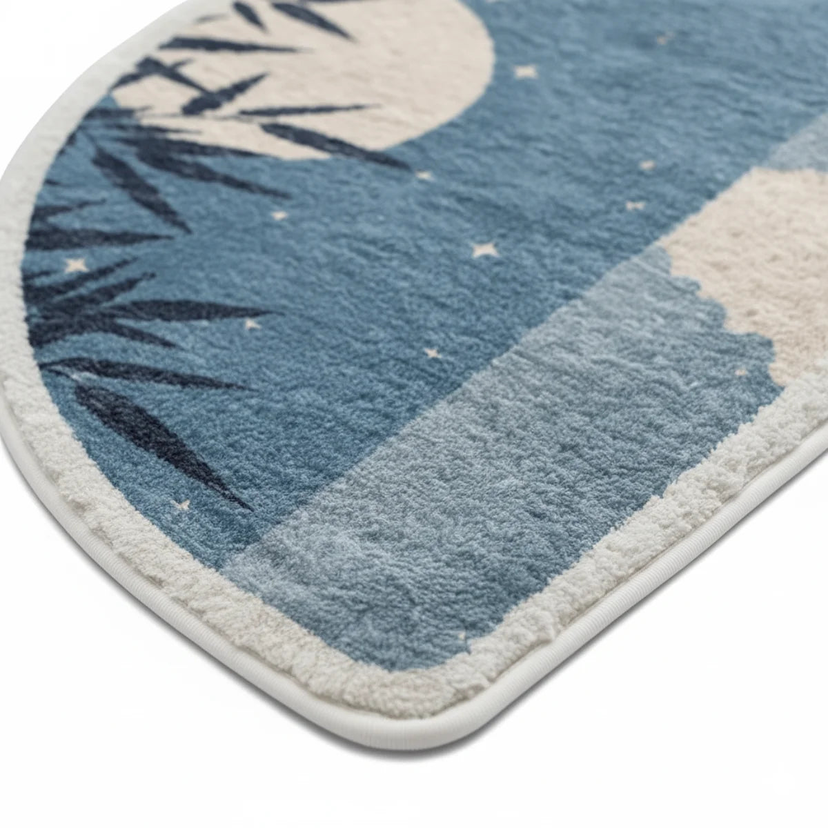 Petit Tapis Salle De Bain Demi Lune 50x80cm