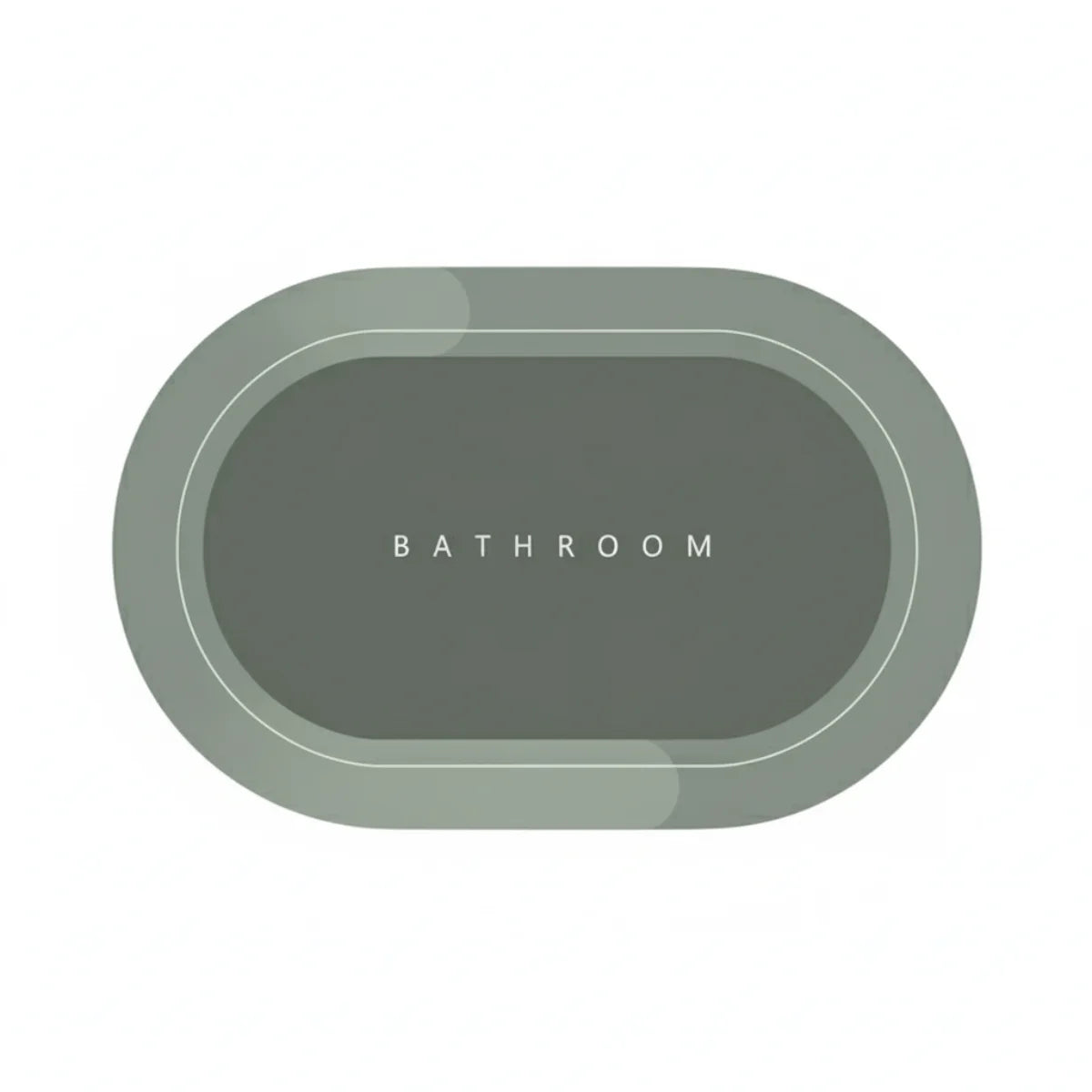 SlipSheild - Tapis Salle de Bain Vert Bicolore