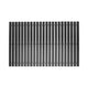 Black Bamboo Bath Mat