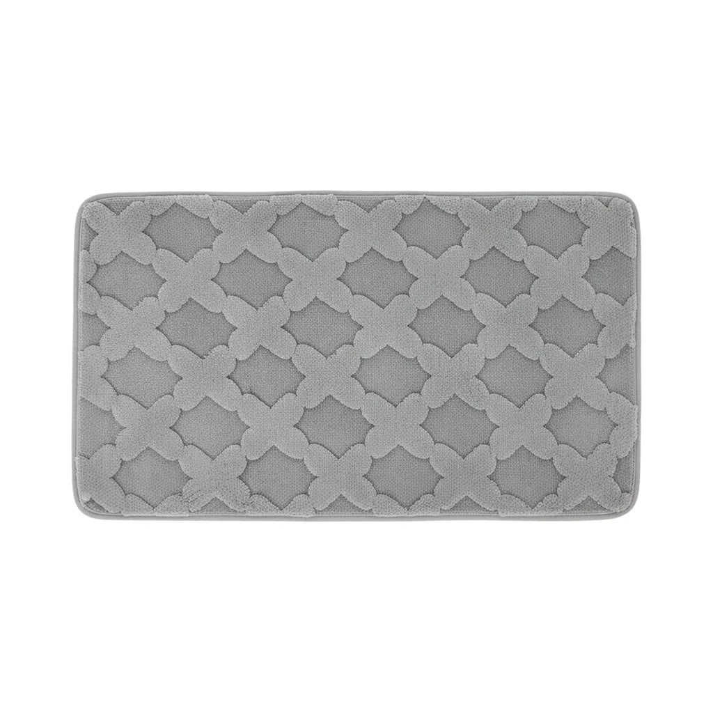 Tapis Absorbant Microfibre Salle De Bain Gris Pierre