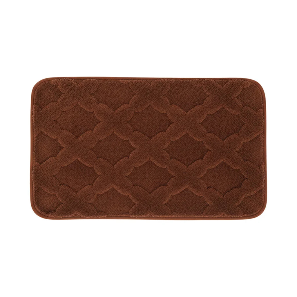 Tapis Absorbant Microfibre Salle De Bain Marron Chocolat