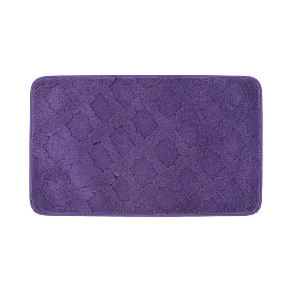 Tapis Absorbant Microfibre Salle De Bain Violet Velours