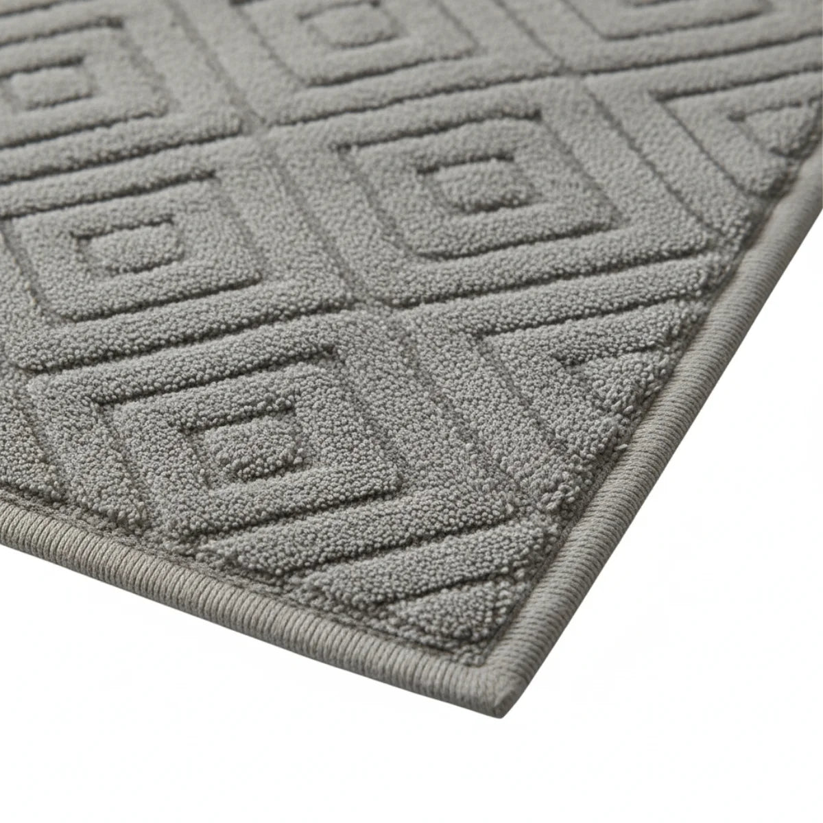 Tapis Absorbant Salle De Bain 100% Coton Gris Perle