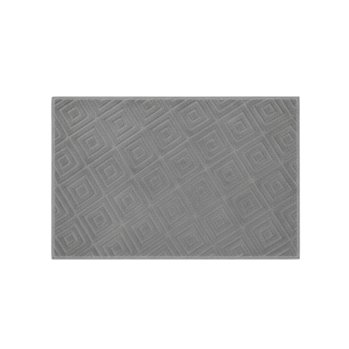 Tapis Absorbant Salle De Bain 100% Coton Gris Perle