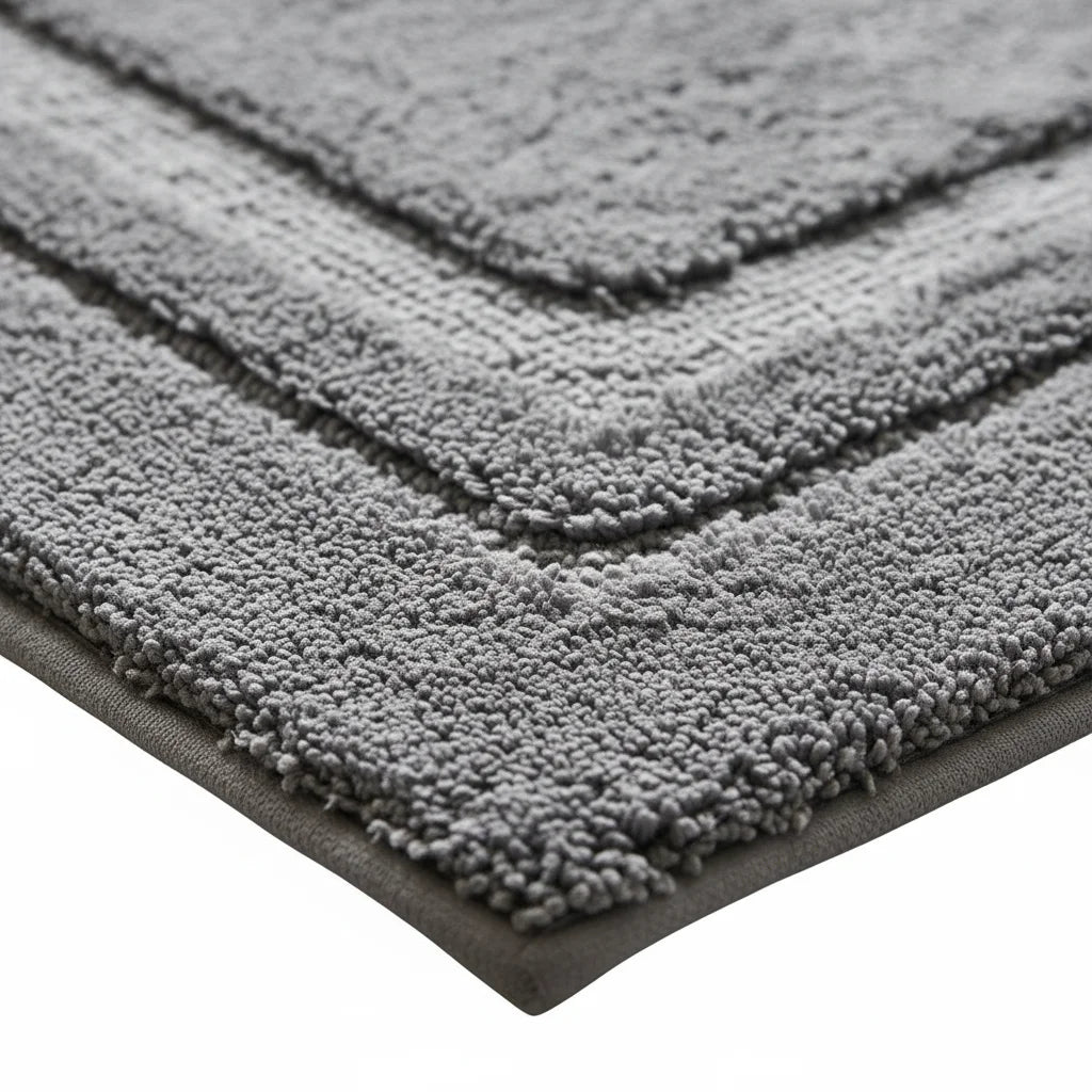 Tapis Absorbant Salle de Bain Marron Taupe