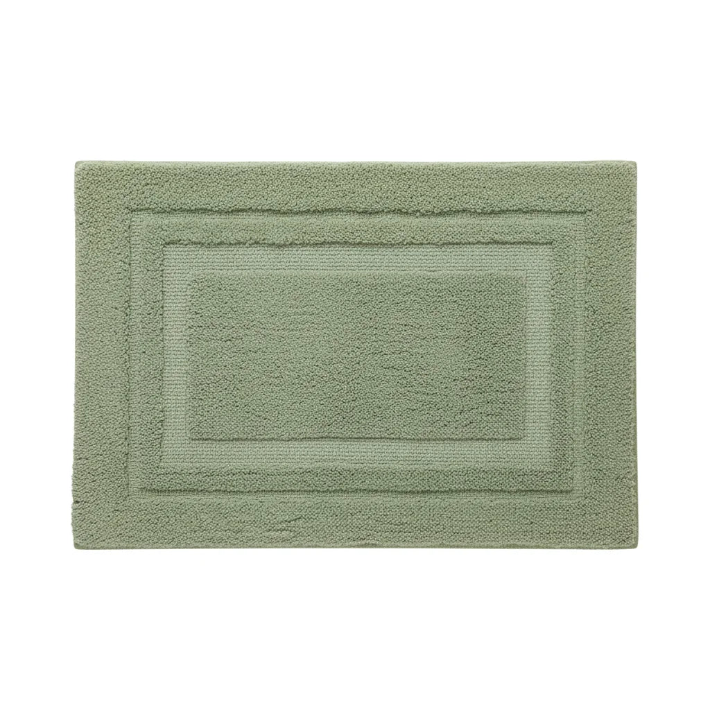 Tapis Absorbant Salle de Bain Vert Sauge