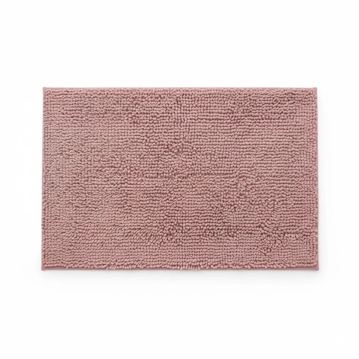 Tapis Chenille Salle De Bain Rose Poudré
