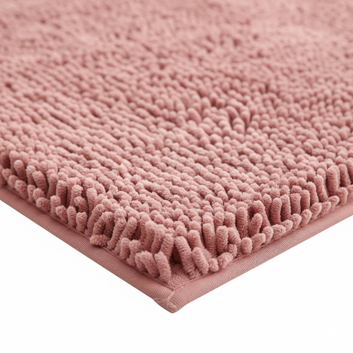 Tapis Chenille Salle De Bain Rouge Brique