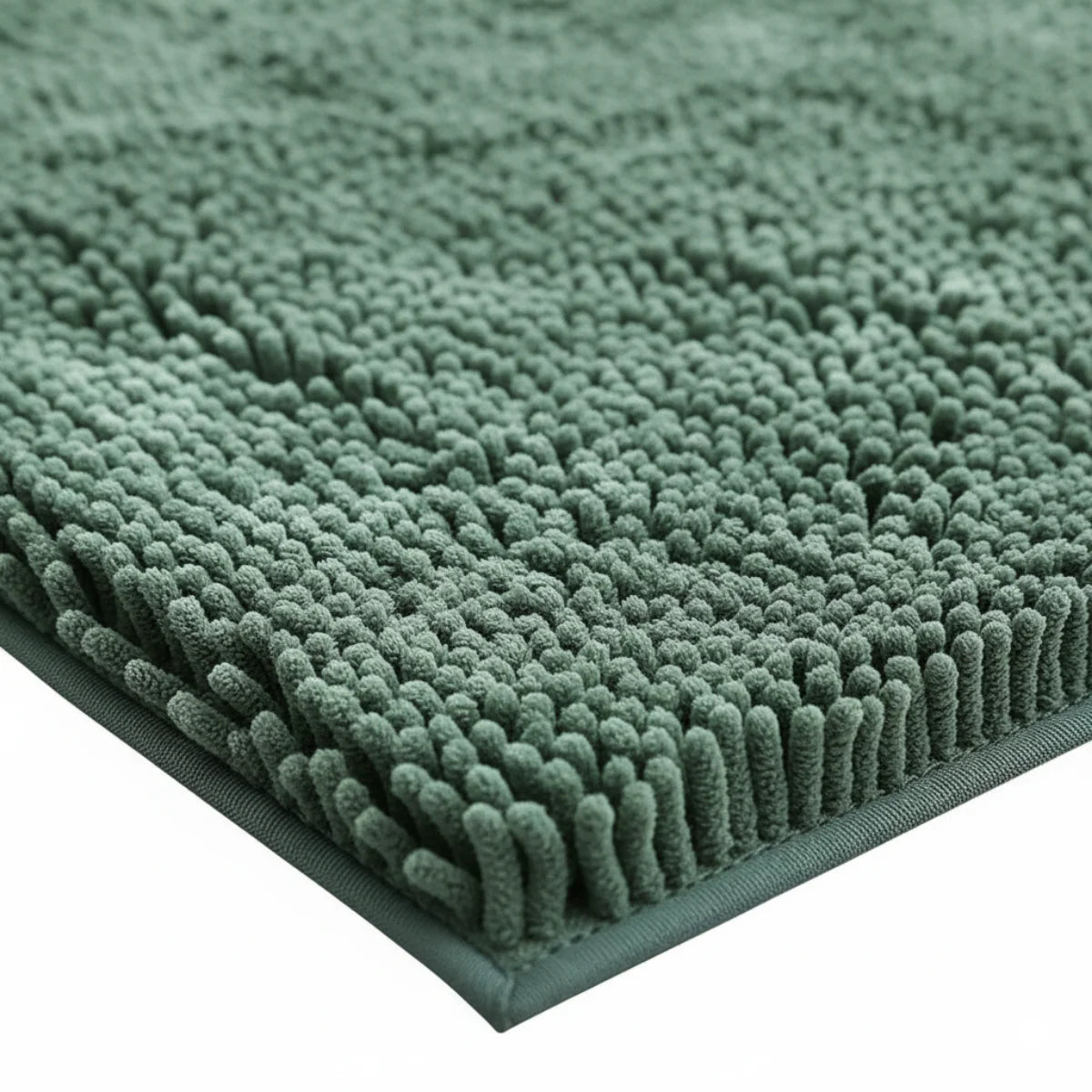 Tapis Chenille Salle De Bain Vert Sapin