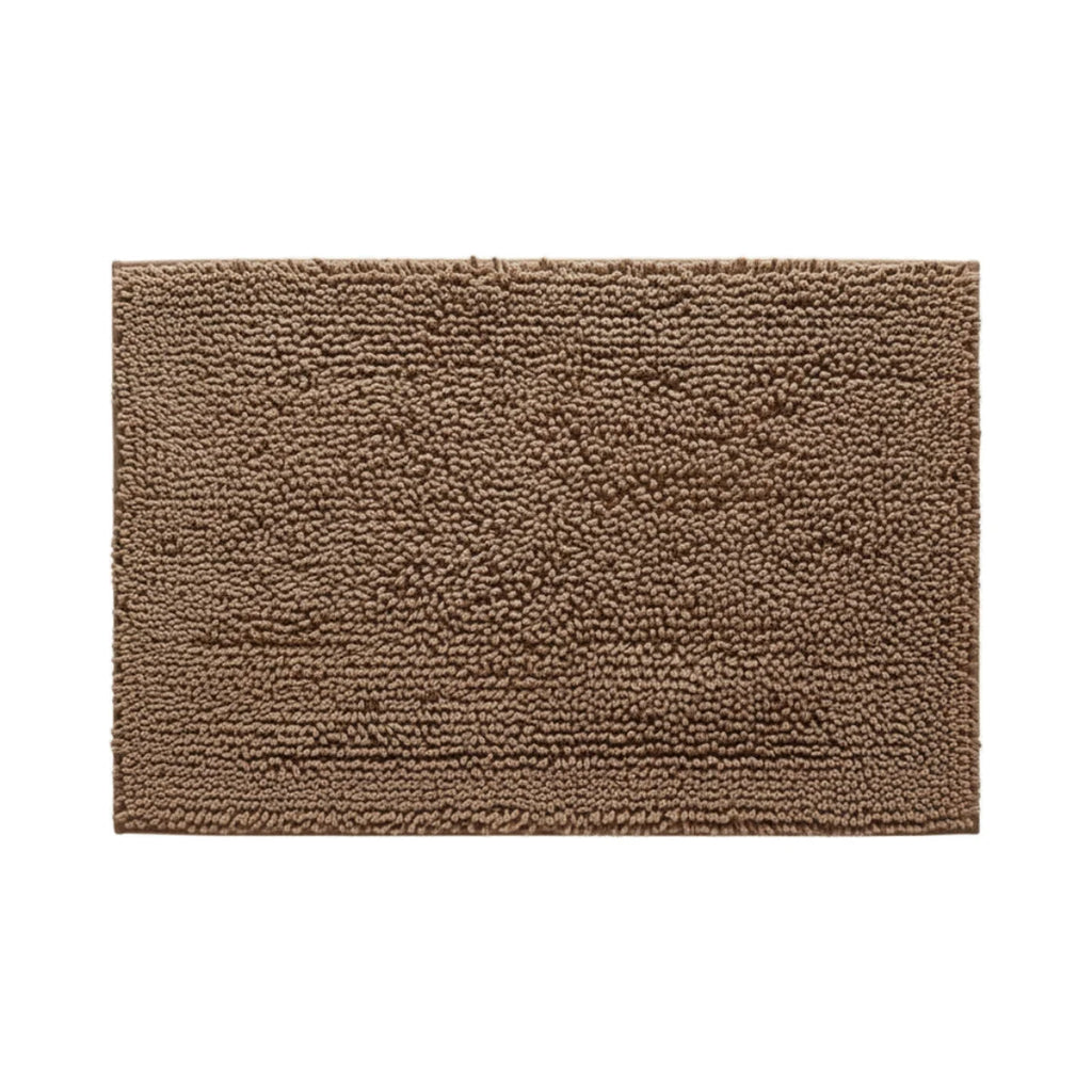 Tapis Chenille Salle De Bain Taupe Foncé