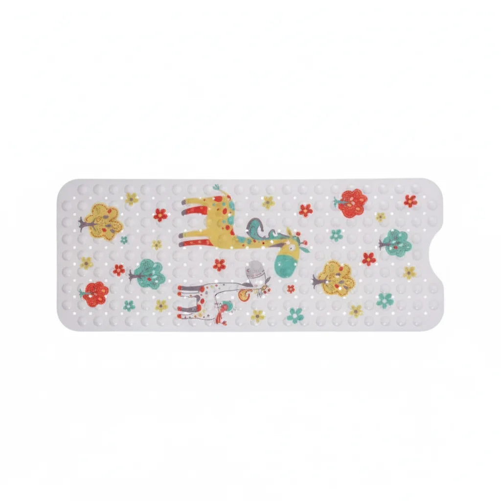 Tapis de Baignoire pour Bébé Safari Fleuri