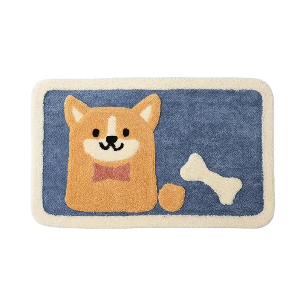 Tapis De Bain Animaux Chien Joyeux