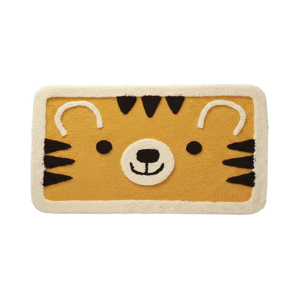 Tapis De Bain Animaux Fauve Souriant