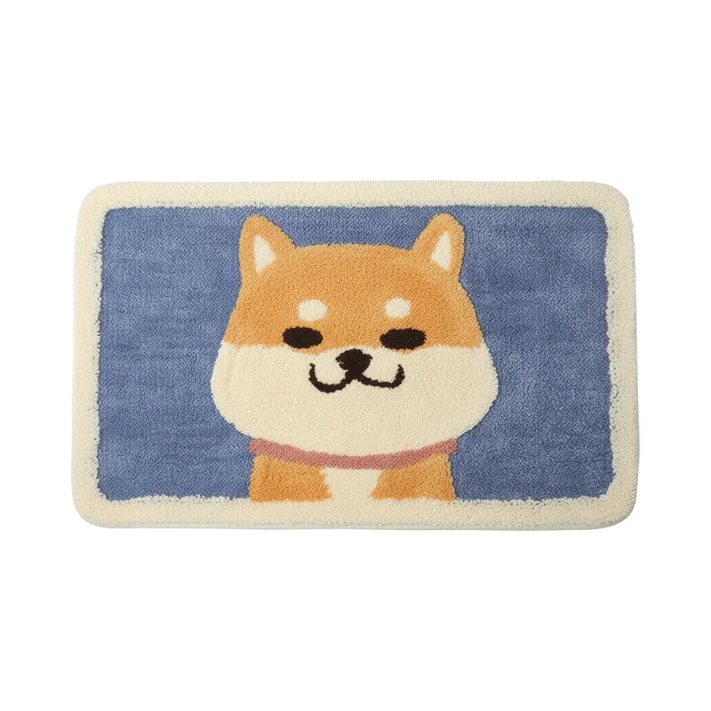 Tapis De Bain Animaux Shiba Heureux