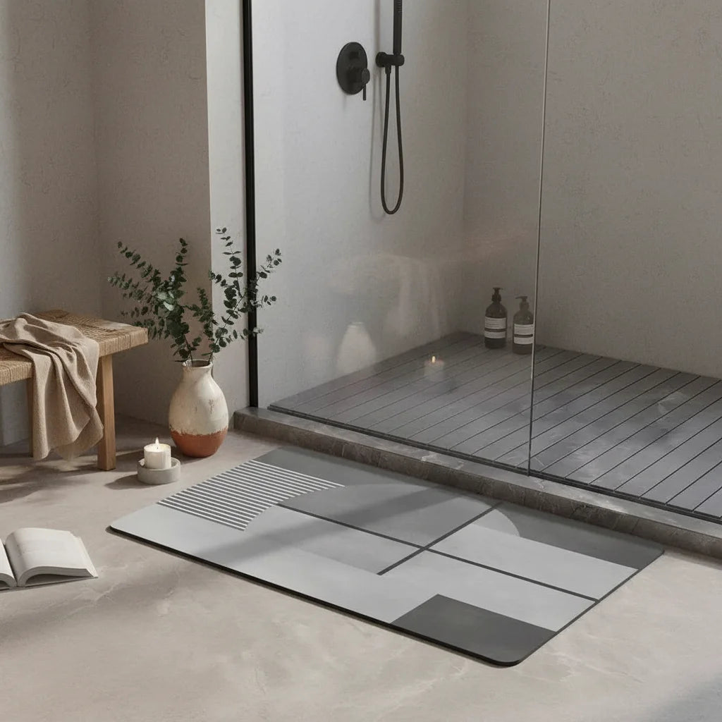 Tapis de Bain Anthracite 60x90cm