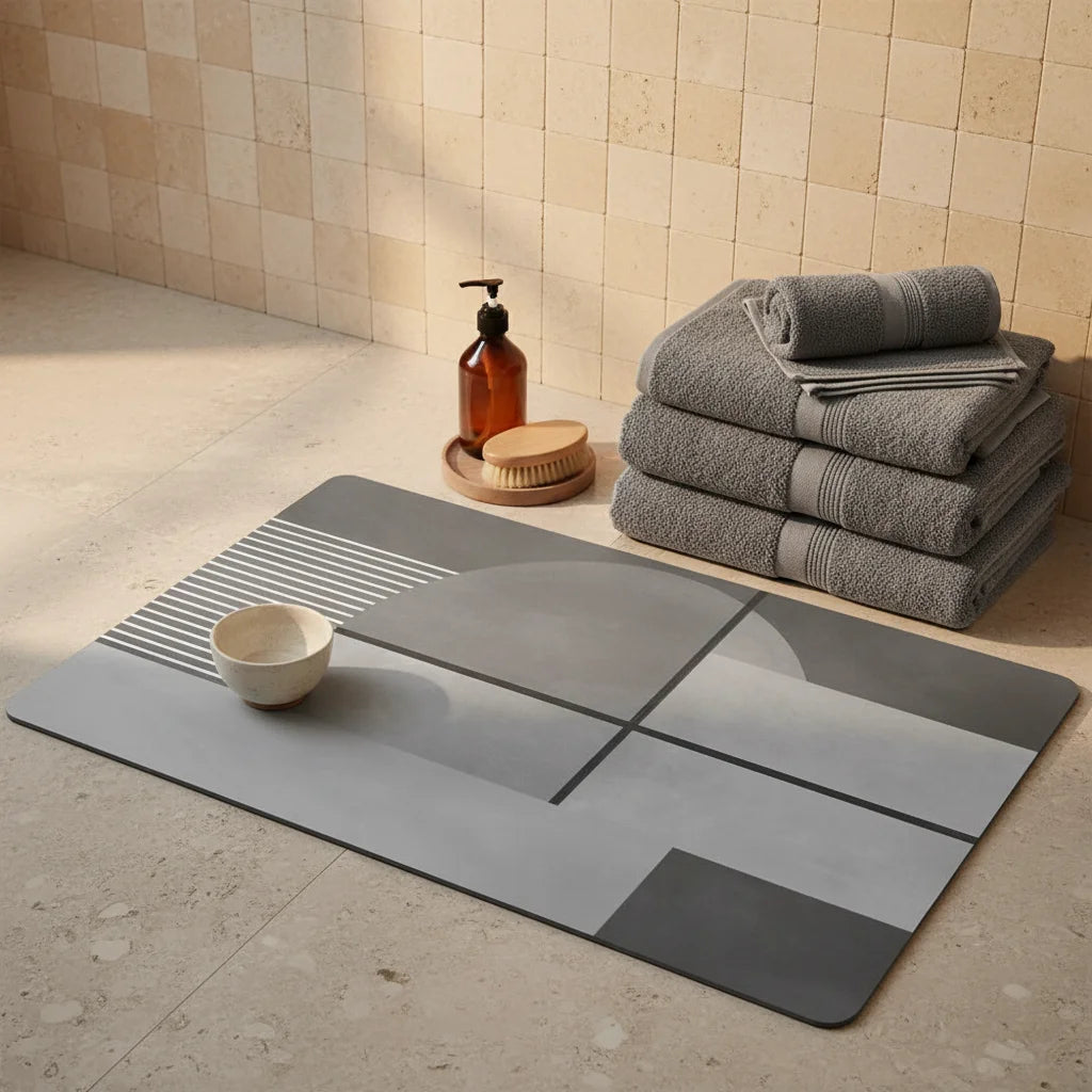 Tapis de Bain Anthracite 60x90cm