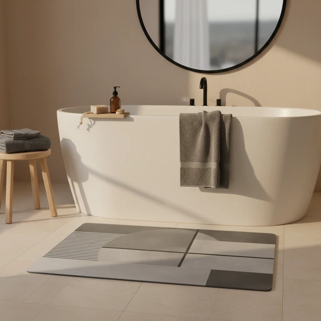 Tapis de Bain Anthracite 60x90cm