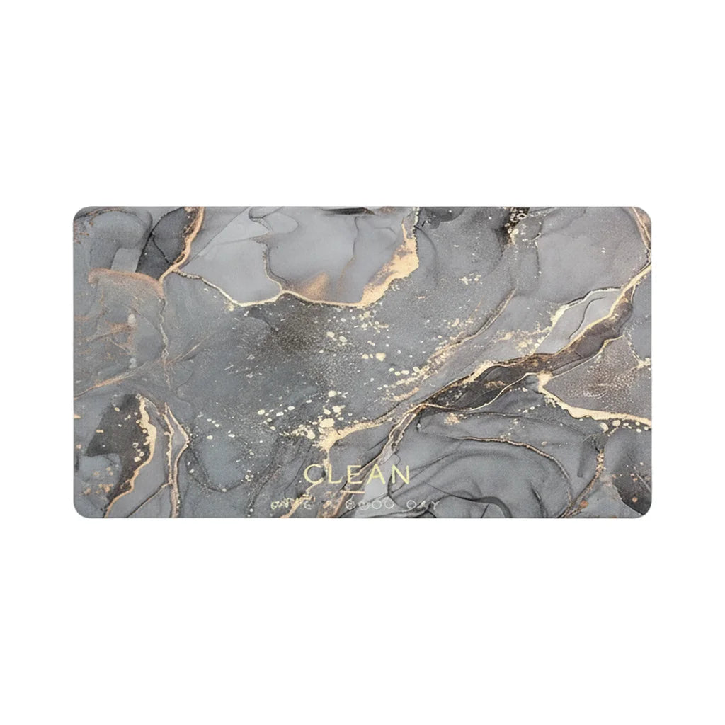 Tapis De Bain Anti Dérapant 80x50CM Minéral Doux