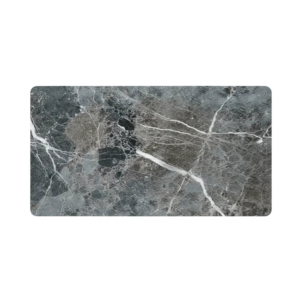 Tapis De Bain Anti Dérapant 80x50CM Minéral Sombre