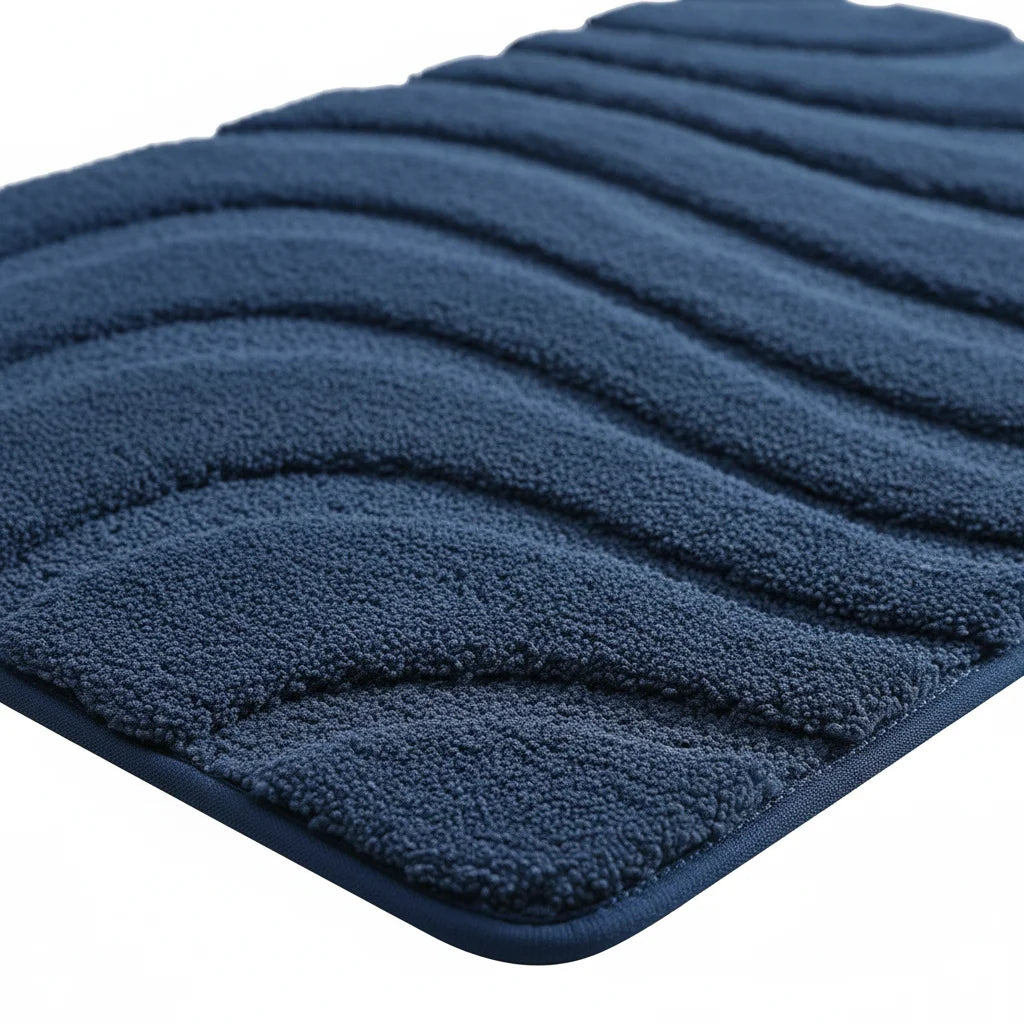 Tapis De Bain Anti Dérapant Bleu