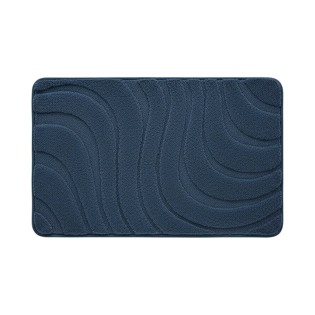 Tapis De Bain Anti Dérapant Bleu