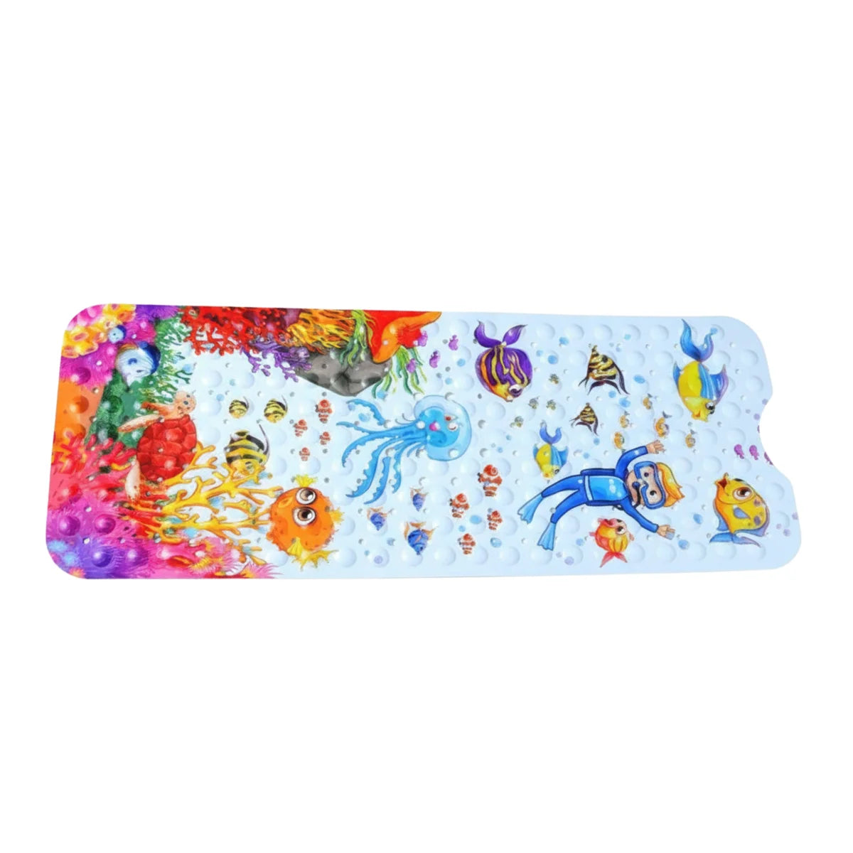 Tapis De Bain Antidérapant Enfant Monde Marin