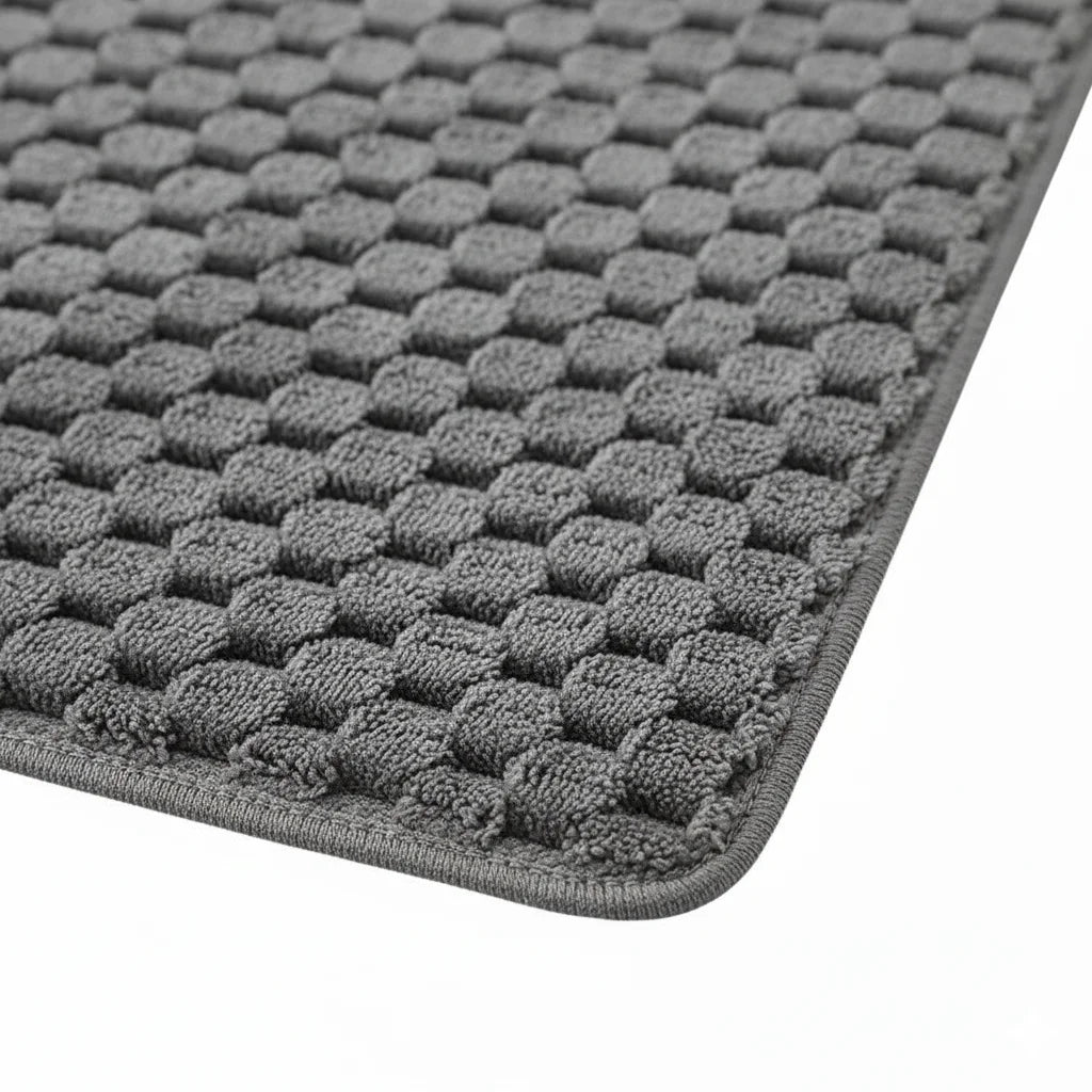 Tapis De Bain Antidérapant Grande Taille Gris Anthracite