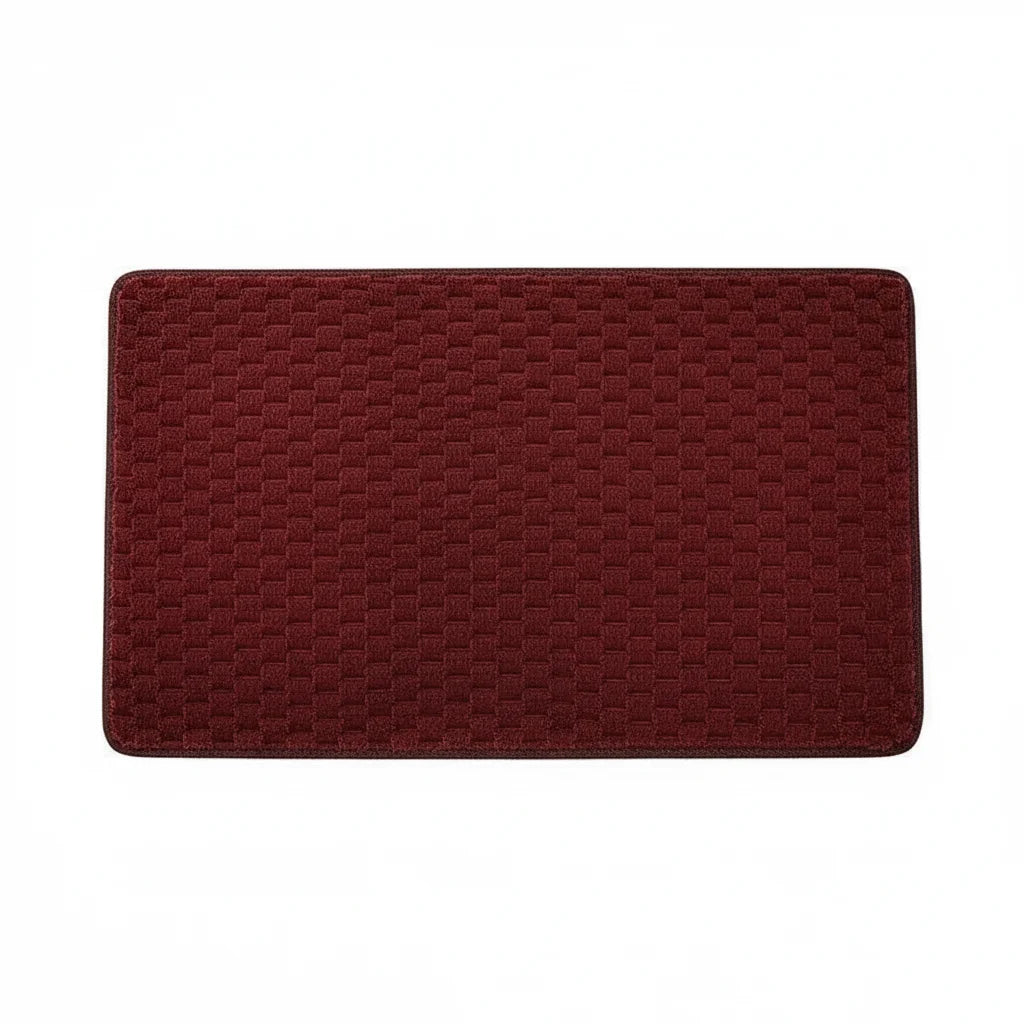 Tapis De Bain Antidérapant Grande Taille Bordeaux Profond