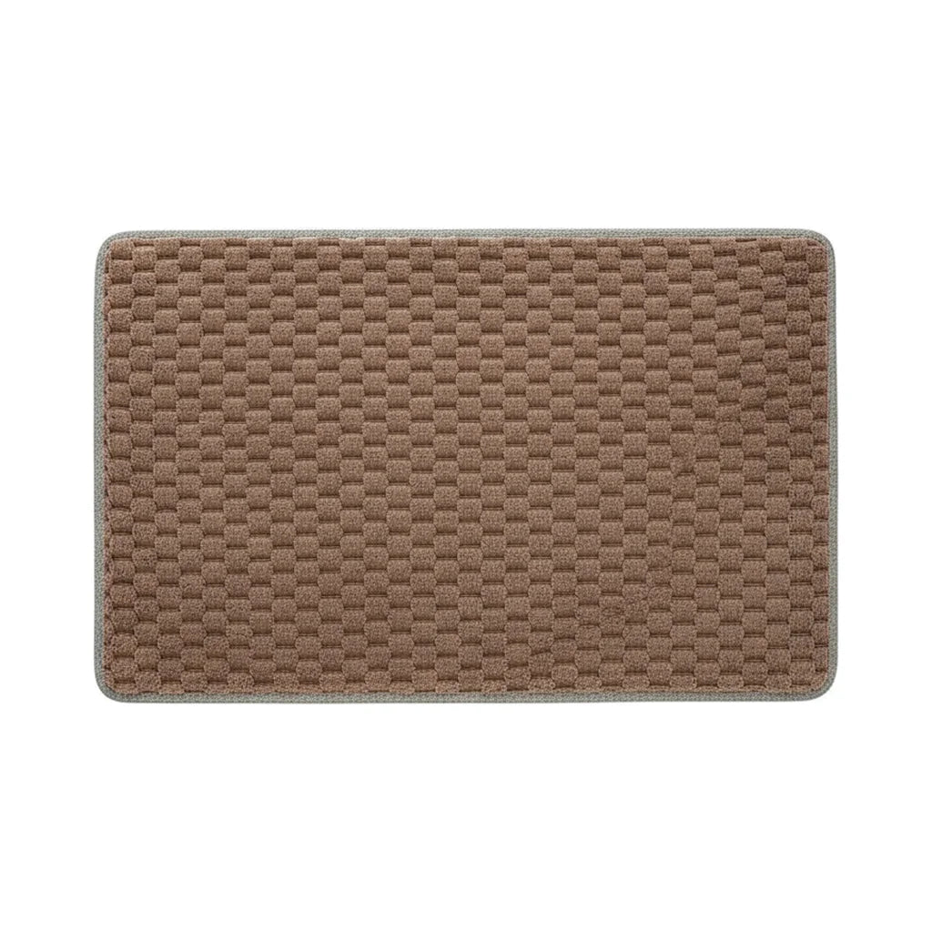 Tapis De Bain Antidérapant Grande Taille Marron Chocolat