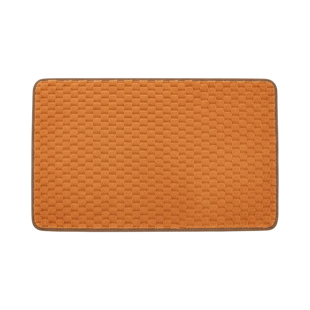 Tapis De Bain Antidérapant Grande Taille Orange Intense