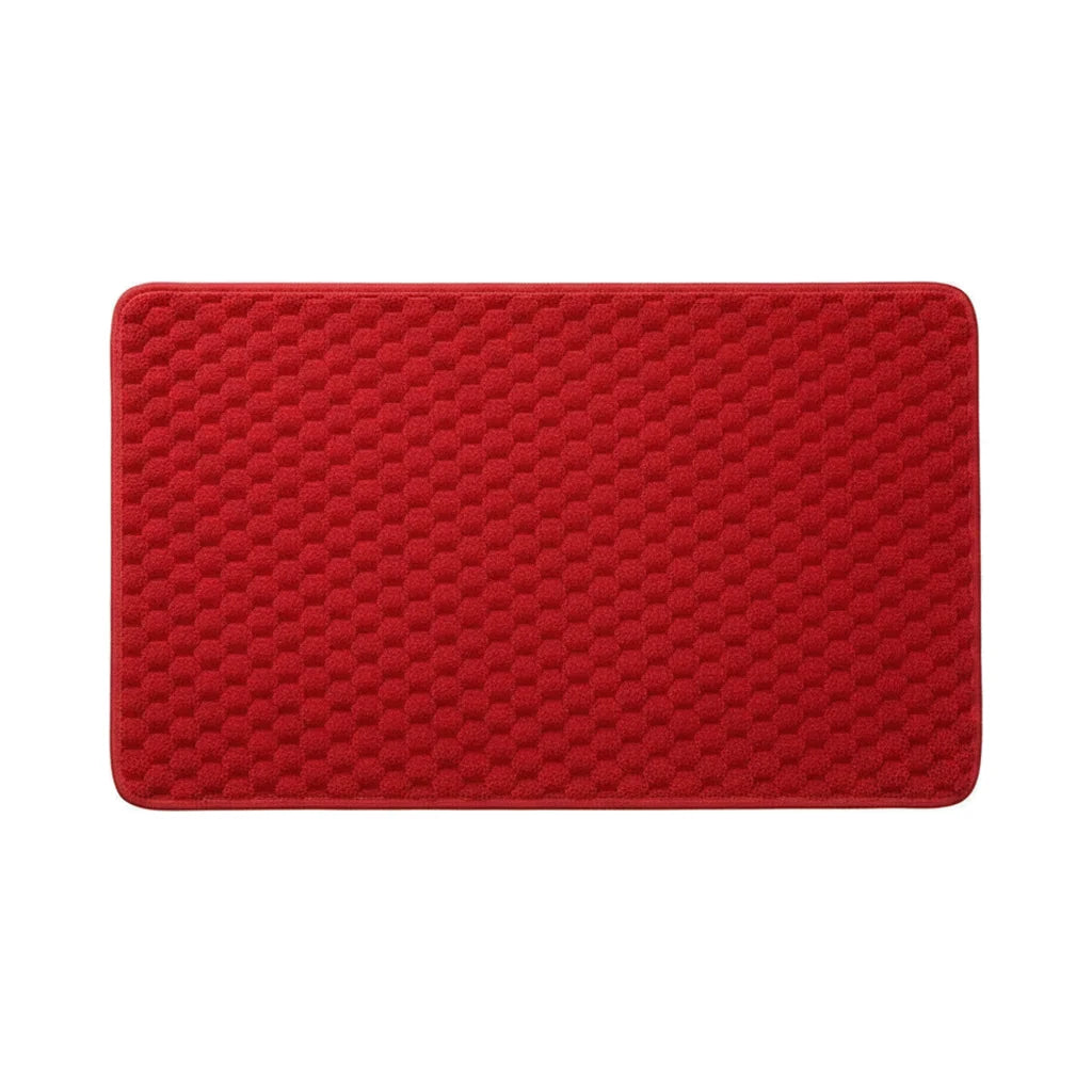 Tapis De Bain Antidérapant Grande Taille Rouge Vif