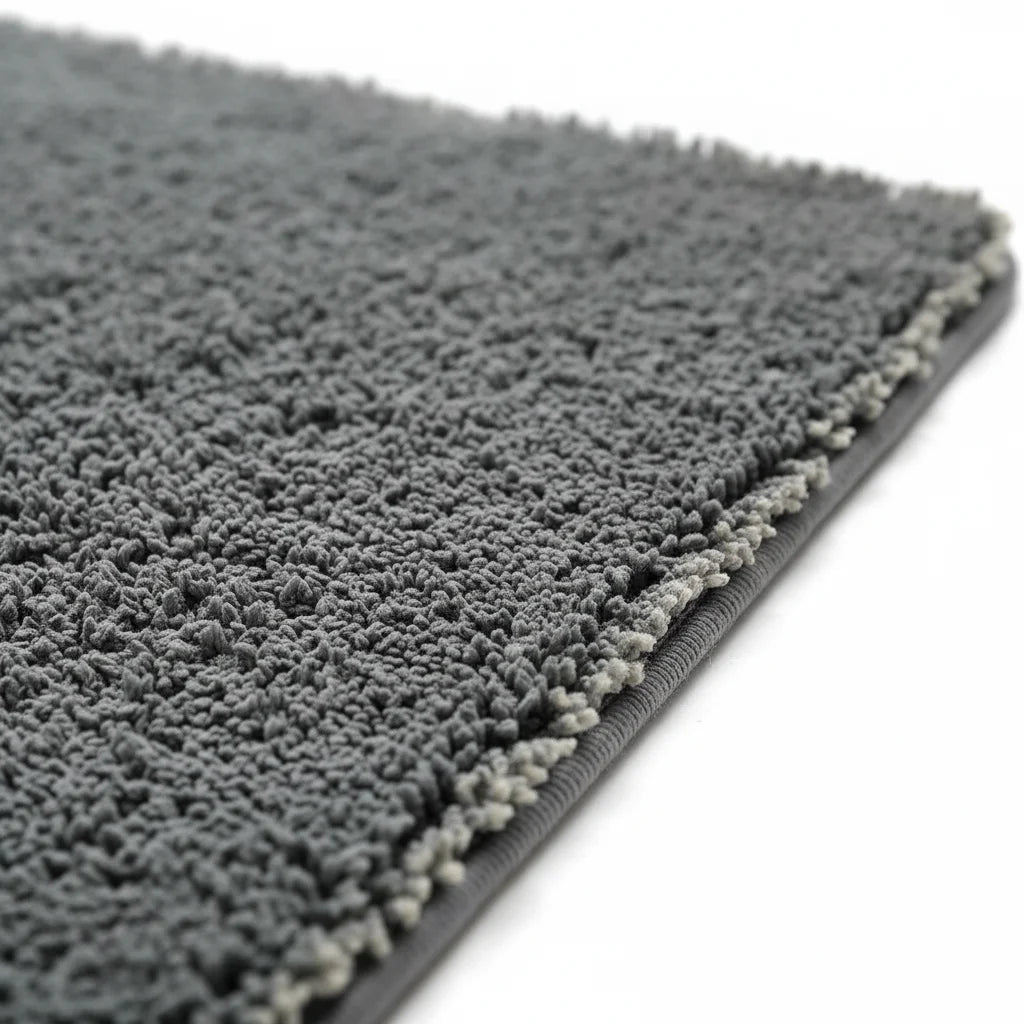 Tapis de Bain Antidérapant Gris 80x120cm